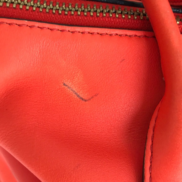 Kate Spade "Theresa" Purse w/ Dustbag LARGE/ Flame - Picture 4 of 8